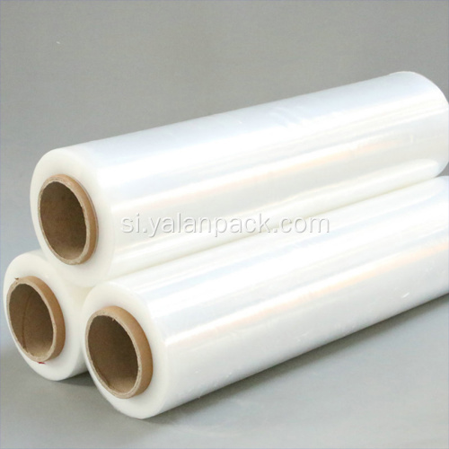 අත් භාවිතය ඇසුරුම් Stretch Film Wrap Roll